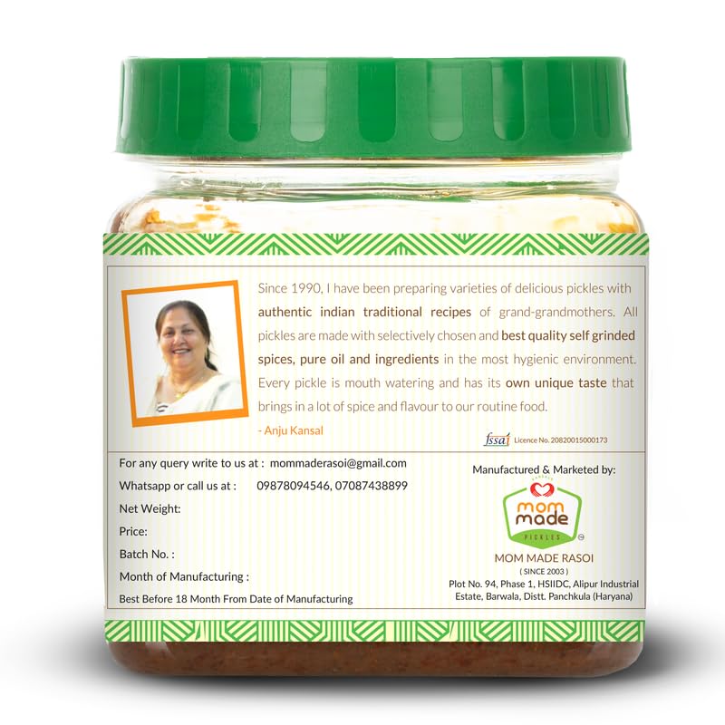 Kansal's Mom Made Garlic Khatti Meethi Chutney in Pure Mustard Oil - 500gms 3