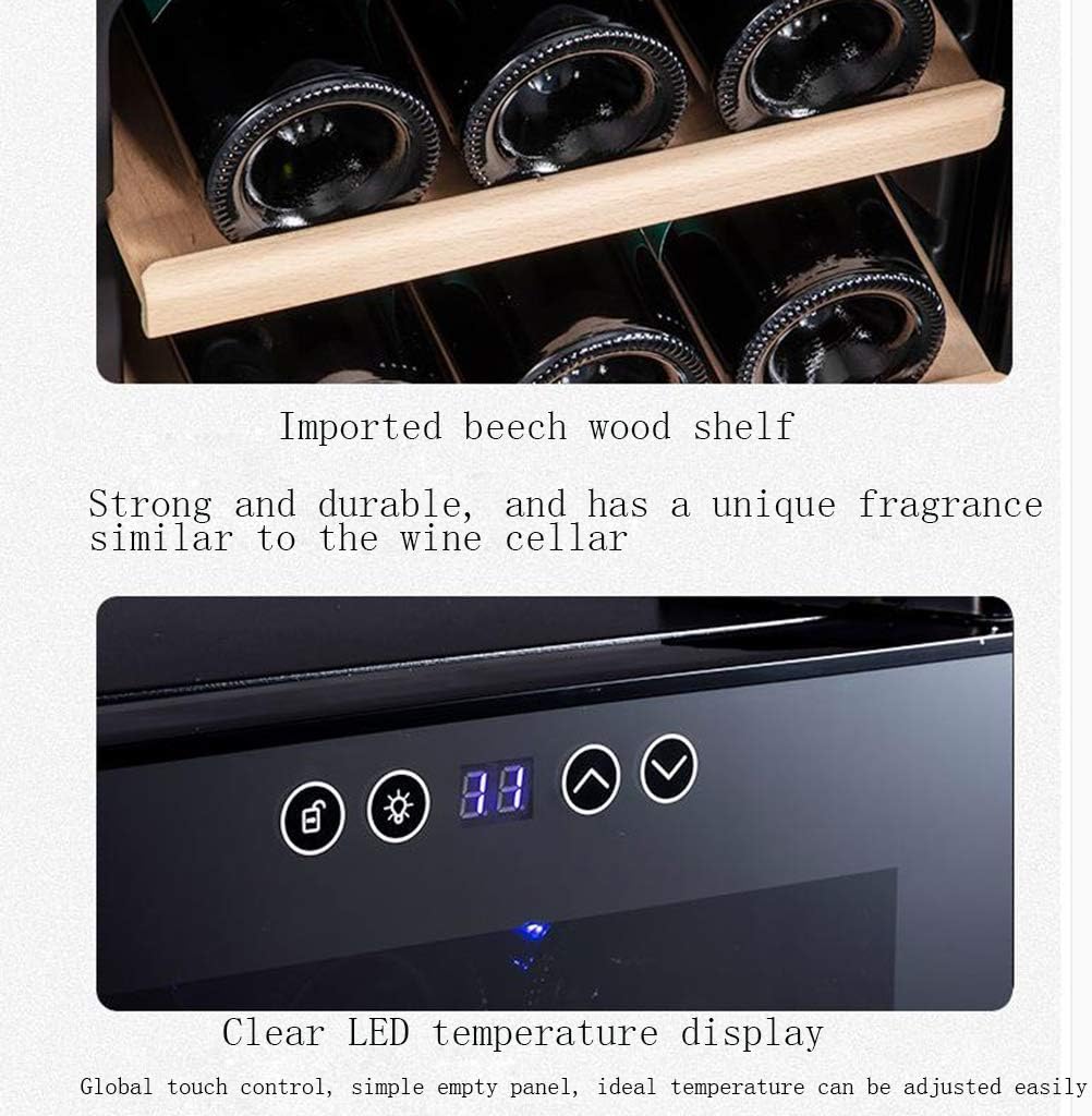 Wine Cooler,undercounter Wine Cooler,Constant Humidity and Constant Temperature Storage Wine Cellars and Coolers,One Size, Black