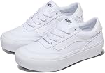 Vans Womens Brooklyn Ls Platform Shoe | Chunky Low-top Sneakers for Fashion, Work & Casual Wear Sneaker