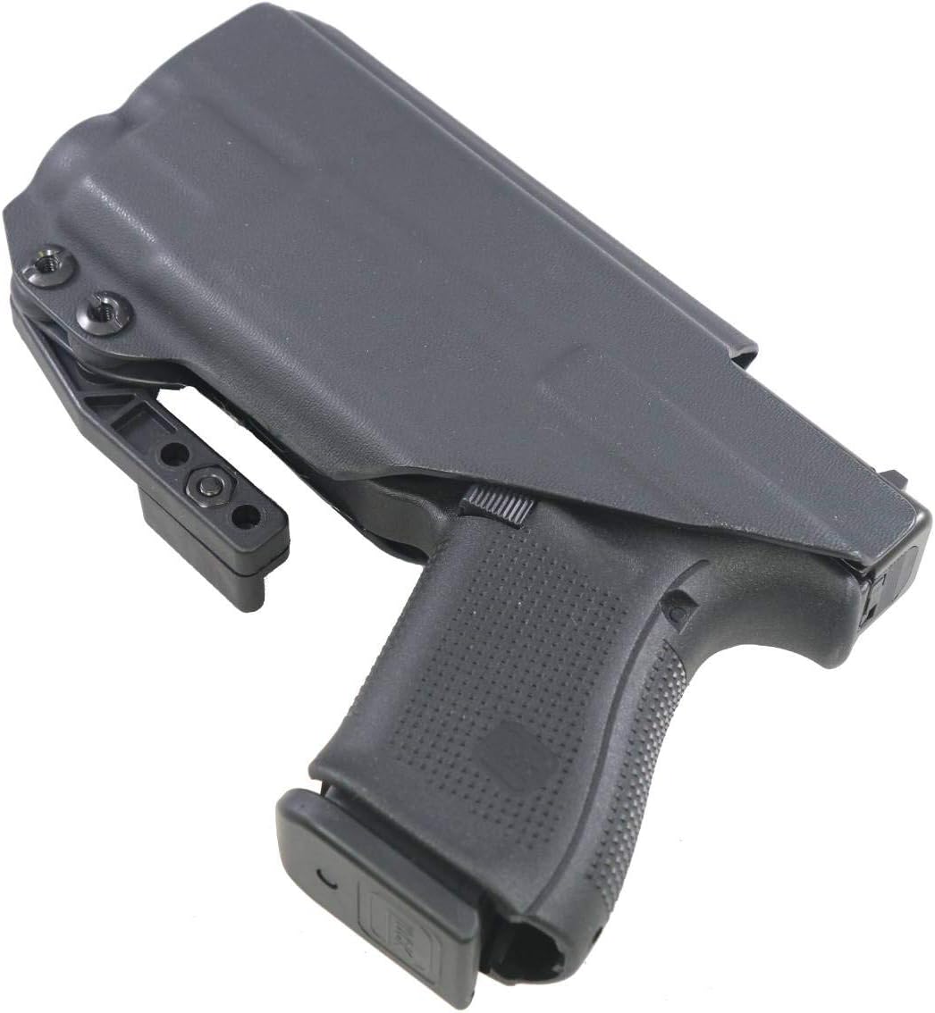 Fierce Defender IWB Kydex Holster Compatible with Glock 19 23 32 w/TLR7 The Paladin Series -Made in USA- GEN 5 Compatible