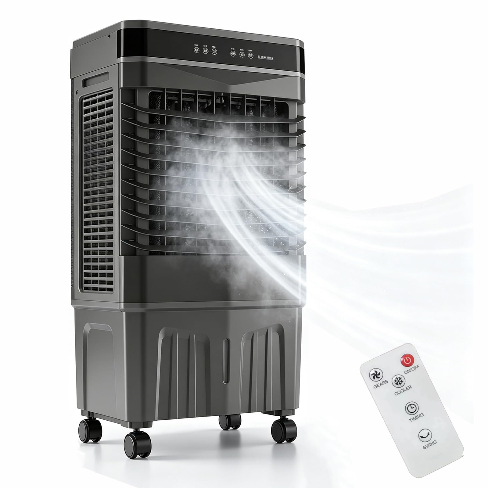 Djjyctnm One Color Windowless Portable Air Conditioners With Remote, Evaporative Air Cooler