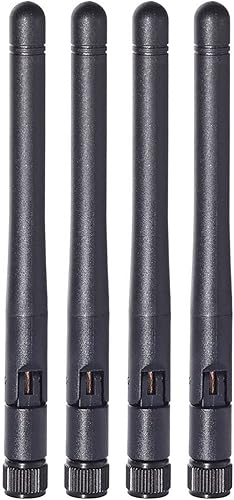 Miniatura 37 de Bingfu Dual Band WiFi 2.4GHz 5GHz 5.8GHz 3dBi MIMO RP-SMA Macho Antena Bluetooth (paquete de 2) para PC Computadora WiFi Router Tarjeta de red