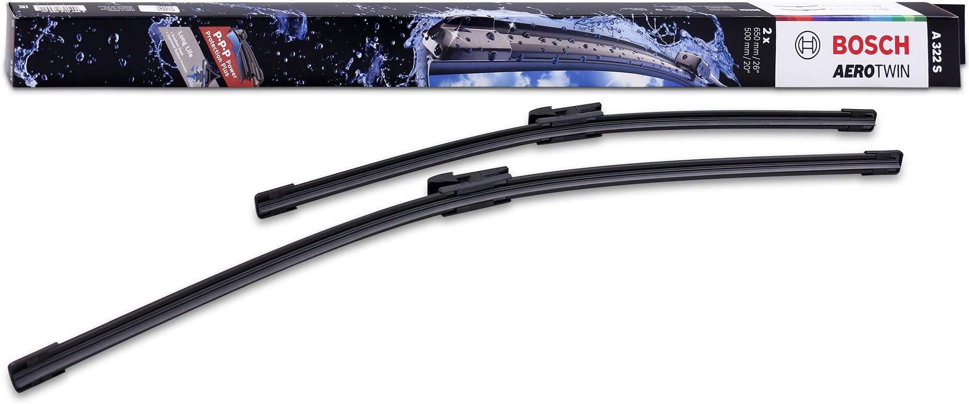 3397014422 AeroTwin OE Replacement Wiper Blades Driver & Passenger Side - Set of 2 (26" & 20")