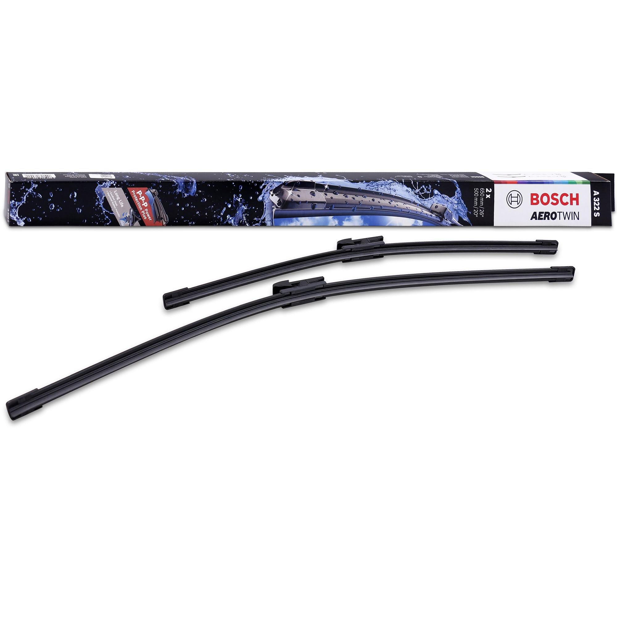 BOSCH 3397014422 AeroTwin OE Replacement Wiper Blades Driver & Passenger Side - Set of 2 (26" & 20")