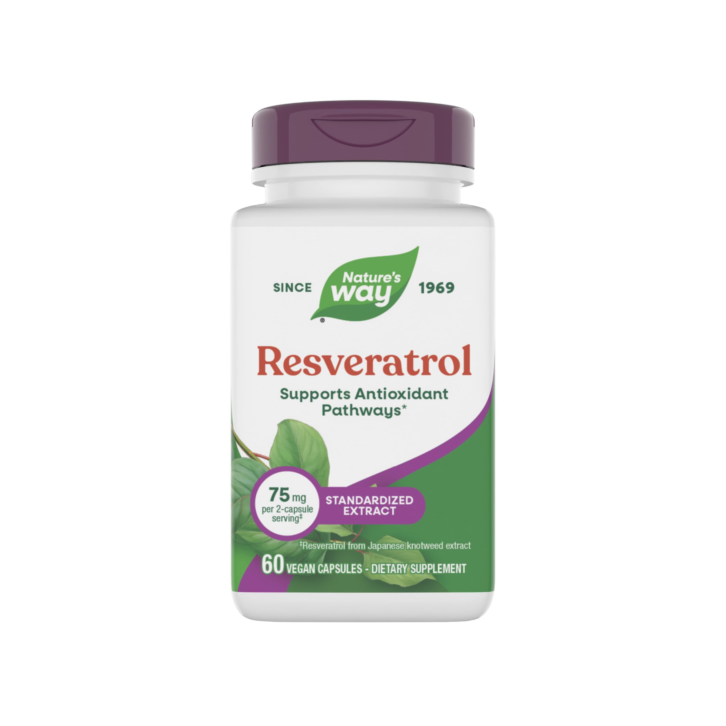 Nature's Way Resveratrol, Supports Antioxidant Pathways*, 60 ct