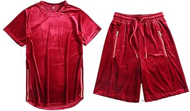 HANGJIA Men Velvet Tracksuit Side 
