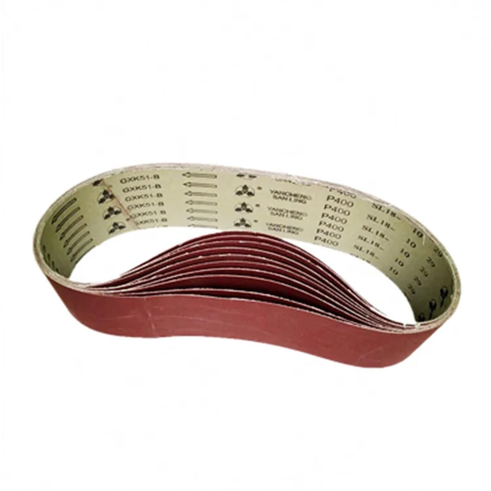 Zestaw taśm szlifierskich 10 sztuk 50x1000mm 40-1000 do szlifierki taśmowej