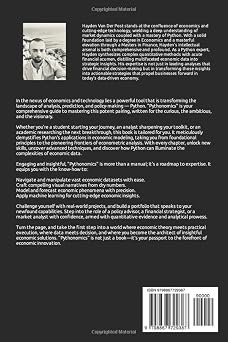 Pythonomics: coding strategies to python in economics: A Comprehensive guide to the application of python programming in economics (Tools for Economics Analysis)