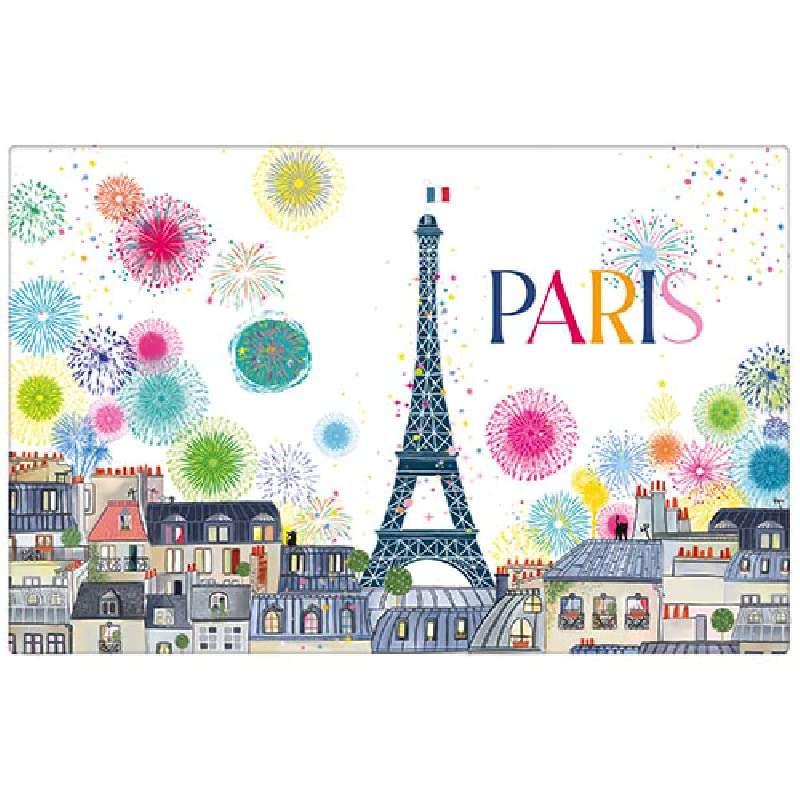 Set de Table Paris Tour Eiffel - Motif Paris en fête Le Jour