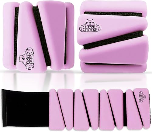 Bear Grips Pesas de muñeca y tobillo  Equipo de gimnasio en casa, correas de entrenamiento para hombres y mujeres, equipo de entrenamiento, pesas