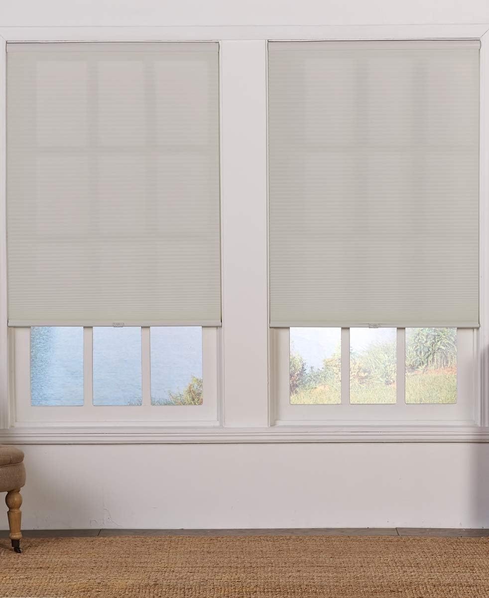 UBC42X64LG Cordless Light Filtering Cellular Shade, Gray - 42 x 64 in.