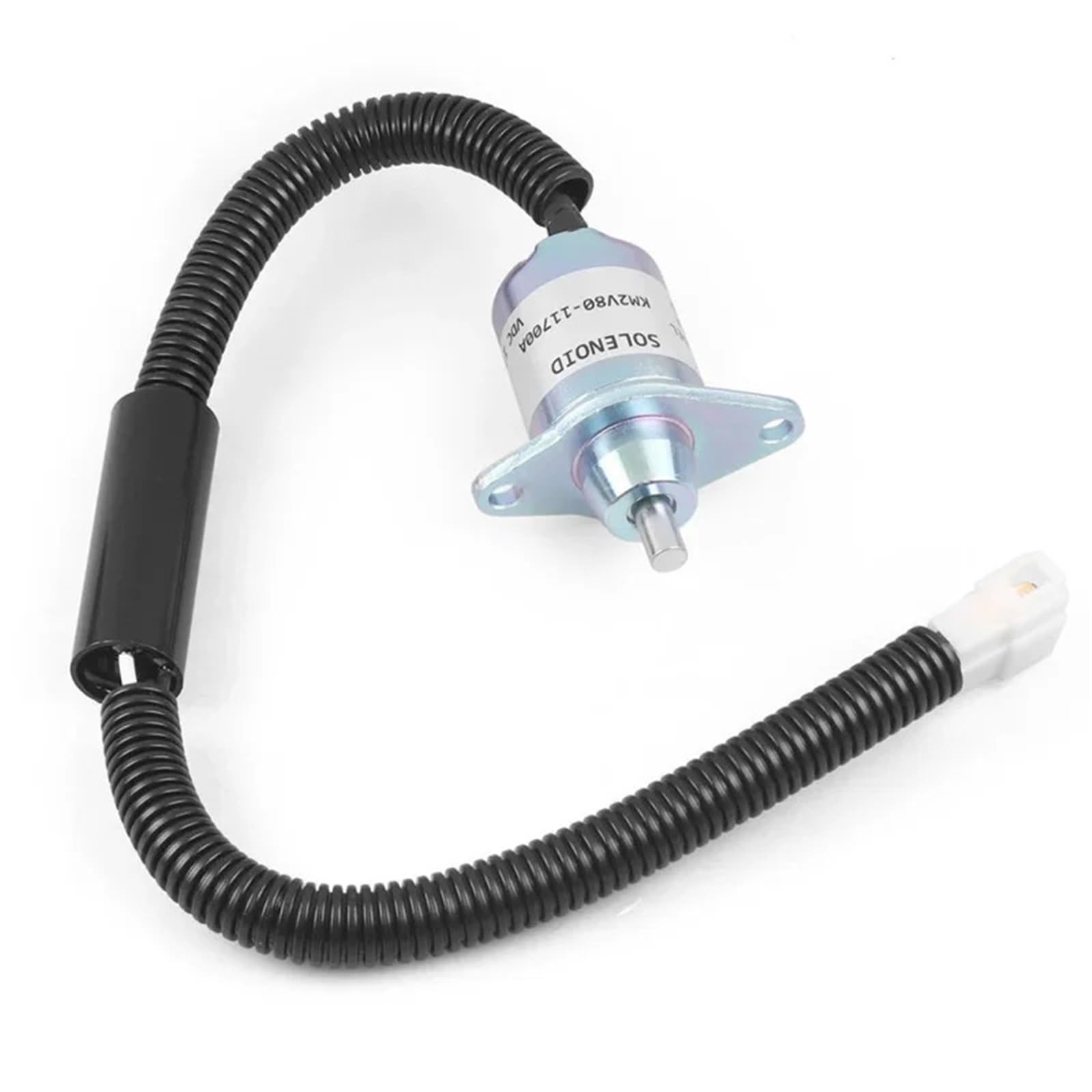 Maghswet One Color Fuel Auxiliary Valves Fit For Diesel Engine Generator Oil Stop Solenoid Valve 12V Fuel Shut Off Km2v80-11700A