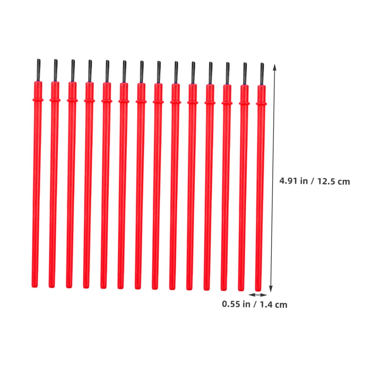 NUOBESTY Kit Di 5 Pennelli Per Acquerelli Piccoli Pennelli Per Acrilici Set Di Pennelli Ergonomici Per Studenti Darte E Principianti 100 Pezzi*5