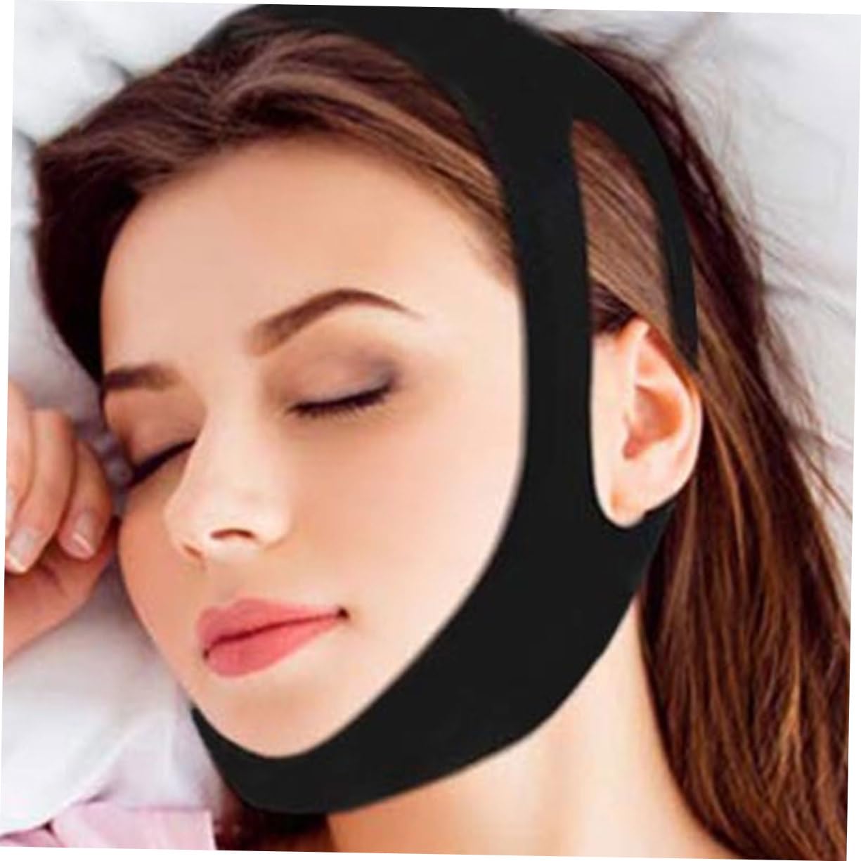 Beaupretty 5 Juegos Correas De Cadena Deje De Roncar Dejar De Roncar Stop Ronquidos Conveniente Correa Para Roncar Correa De Barbilla Para Hombres Tejido Elástico 2 Piezas * 5