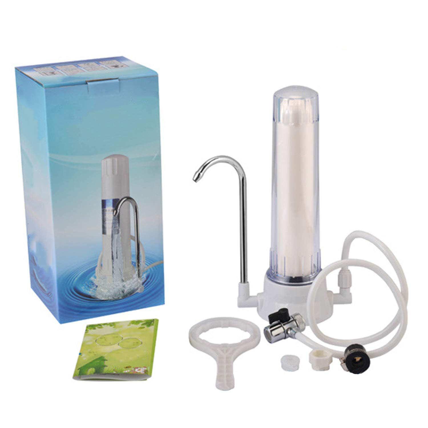 Filtro de agua Grifo Filtro de agua Filtro de cartucho de cerámica Grifo de agua Sistema de filtración de agua dura Reduce el cloro de fluoruro de plomo