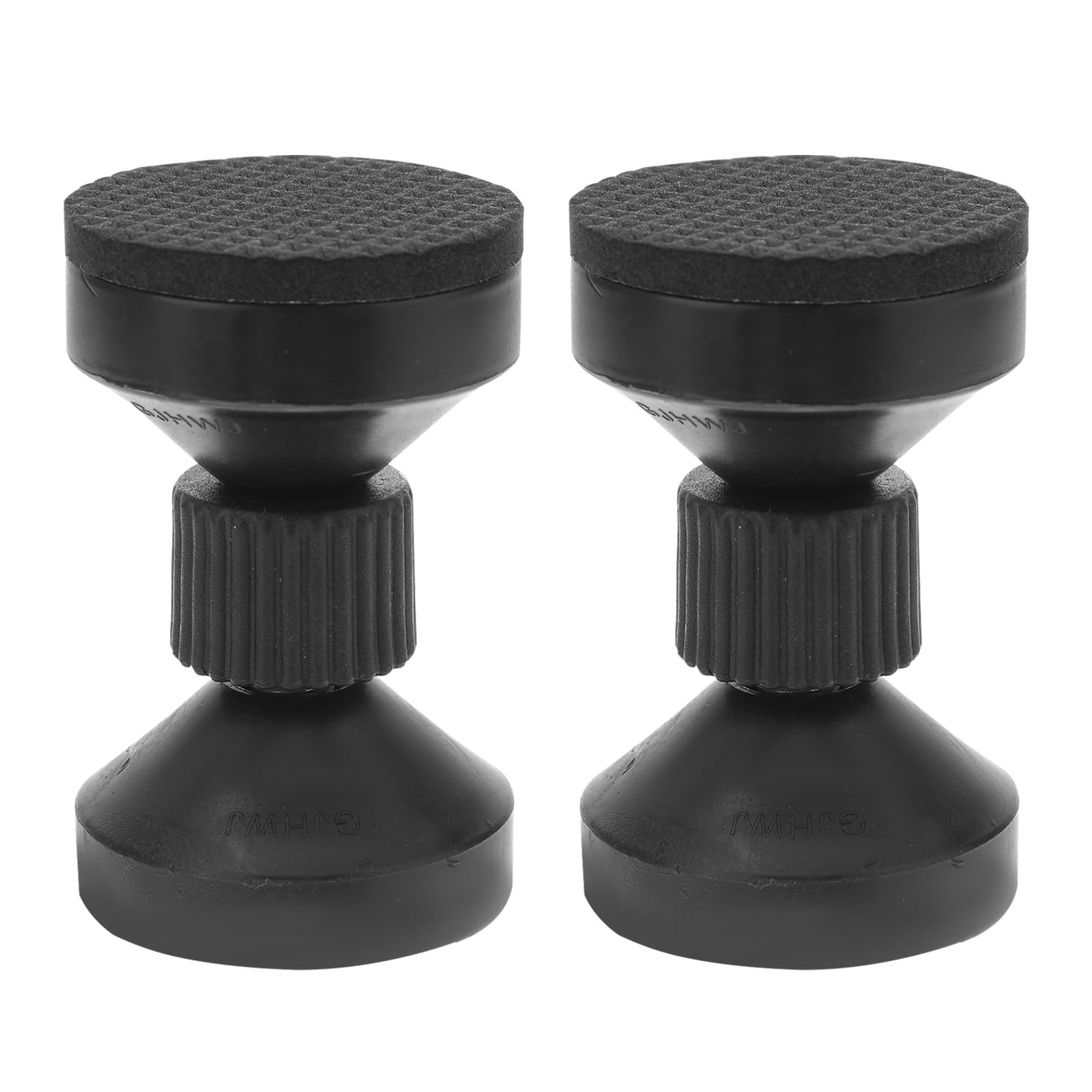 ¡Evita ruidos! Topes de cabecero ajustables Ciieeo negros, kit de 2 piezas antivibración de cama 8