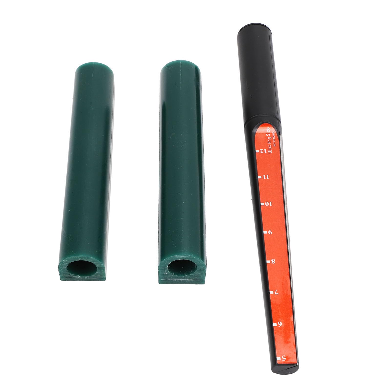 Tubo per Anello in Cera per Intaglio, 2 Tubi per Cera per Intaglio Ad Anello, 1 Misuratore per Tubo in Cera per Realizzare Anelli, Tubi per Cera Rotondi, Anello di Cera Dura per