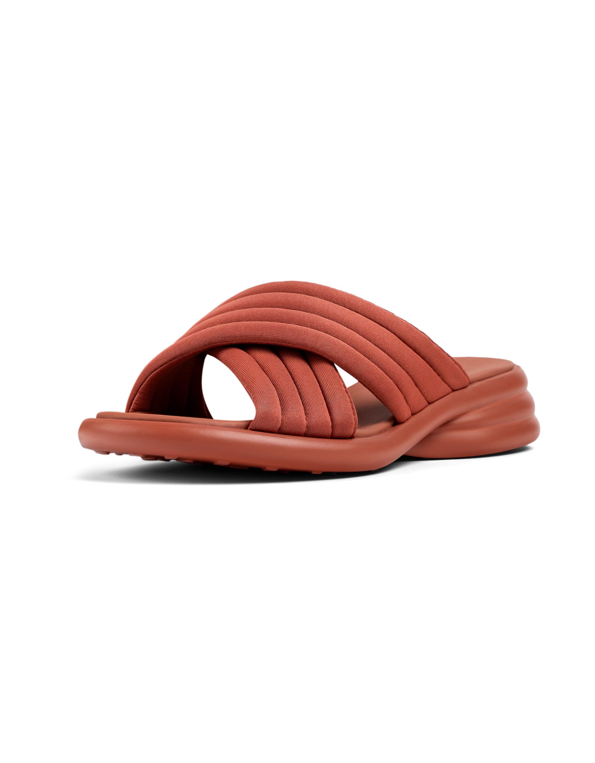 Camper Women's Spiro K201539 Heeled Sandals, Medium Red 006, 7 UK