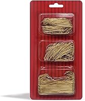 Bexter 300 Pack Gold Ornament Hooks - Bendable Metal Wire, 2 Sizes for Christmas Tree, Holiday & Party Decor