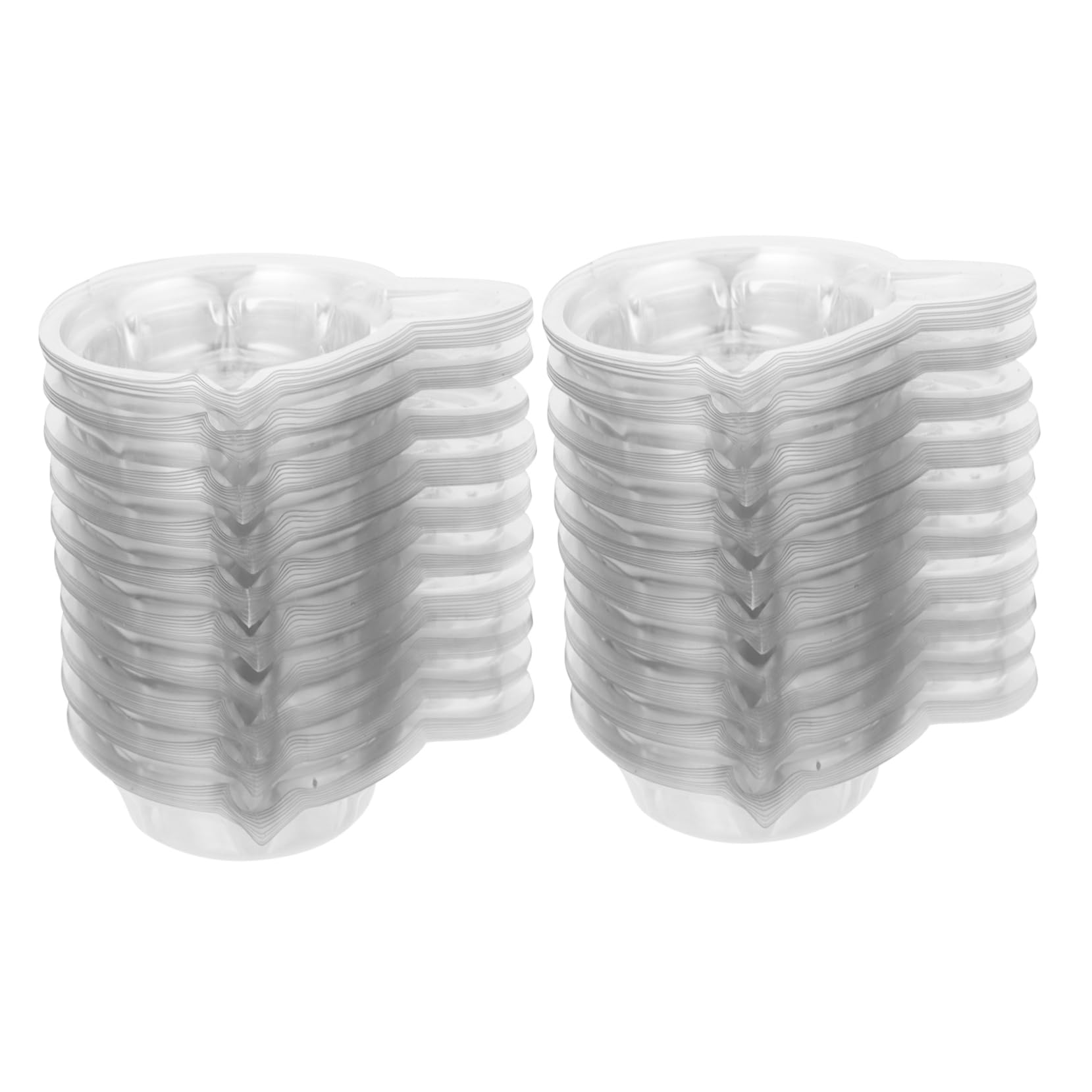 WOFASHPURET 1000Pcs Clear Disposable Plastic Cups Container for Liquid Samples Medical Cups Non Recyclable Holder