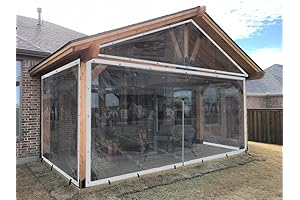 Akon Custom Made Clear Patio Curtains