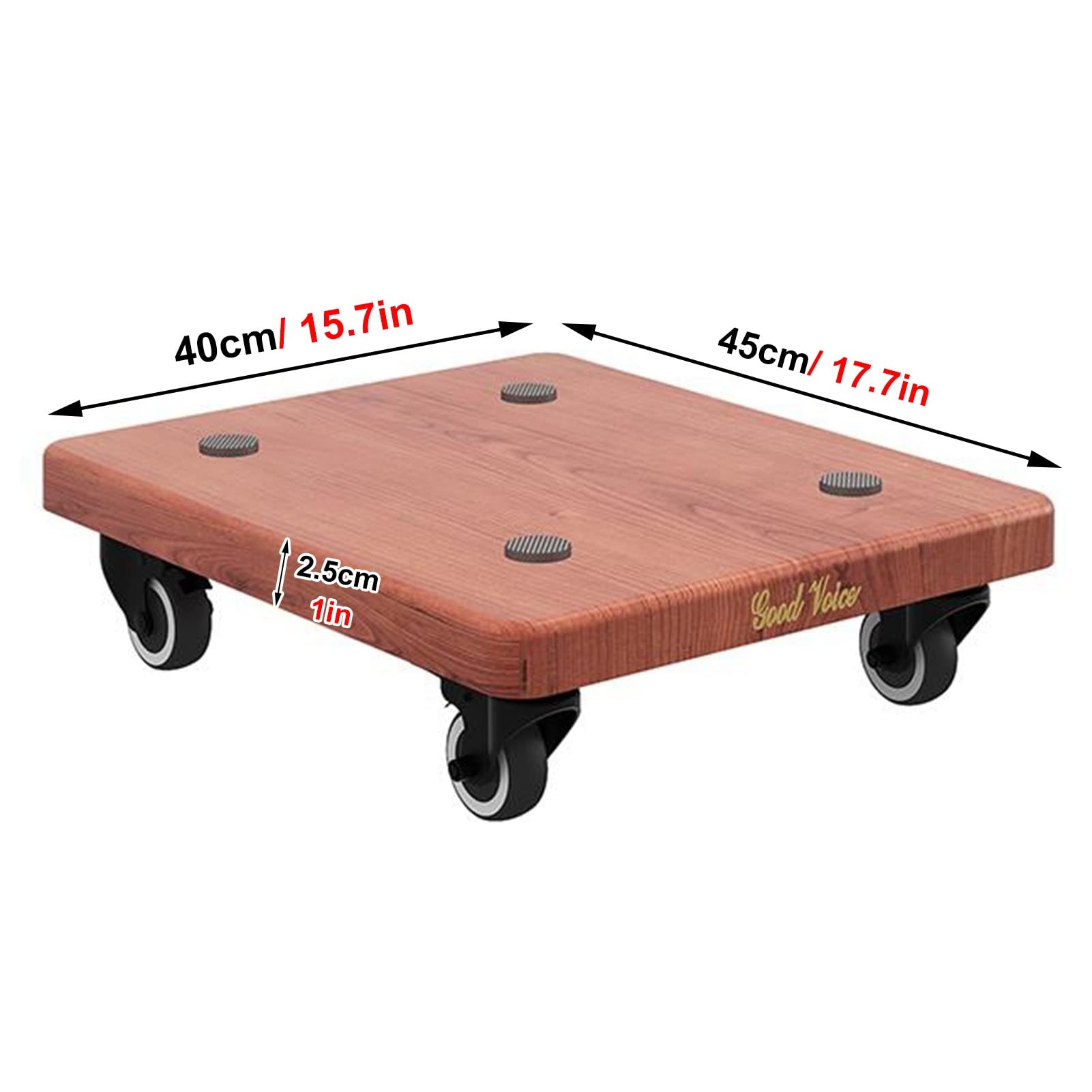 Par de soportes para altavoces con ruedas bloqueables, soportes portátiles para subwoofers y altavoces envolventes, ideal para teatros domésticos y comerciales