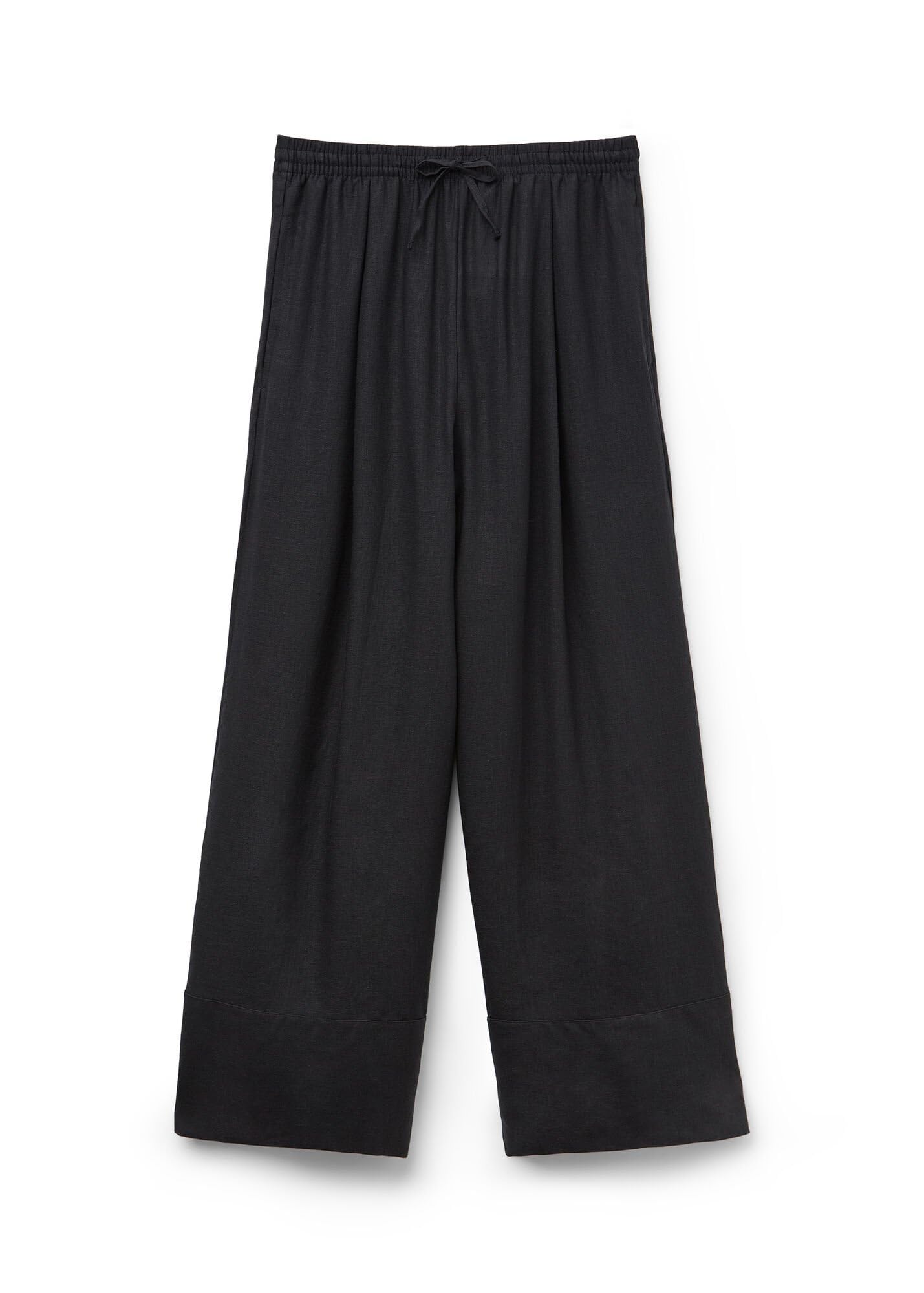 CALZEDONIA Womans Linen and Viscose Palazzo Pants