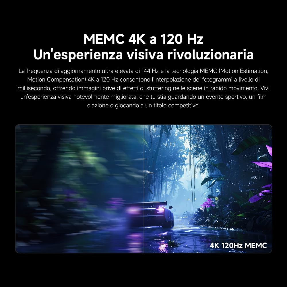 XIAOMI TV S Mini LED 55, QLED, 55 inch, Dolby Vision, Atmos144Hz, 1200 nits