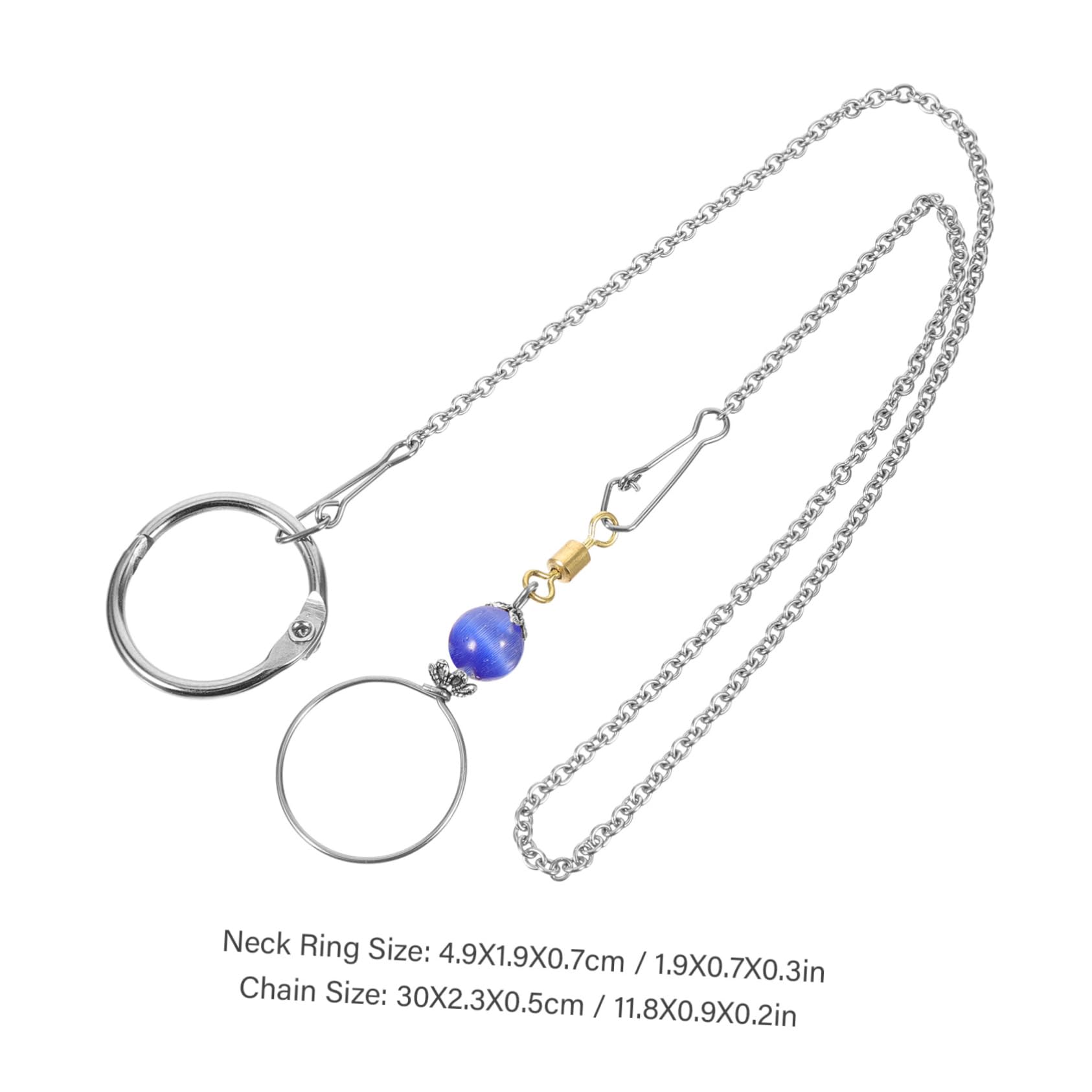 BESPORTBLE Bird Leash for Quaker Parrots Parrot Harness Chain Neck Chain Training Bird Accessories Random Color