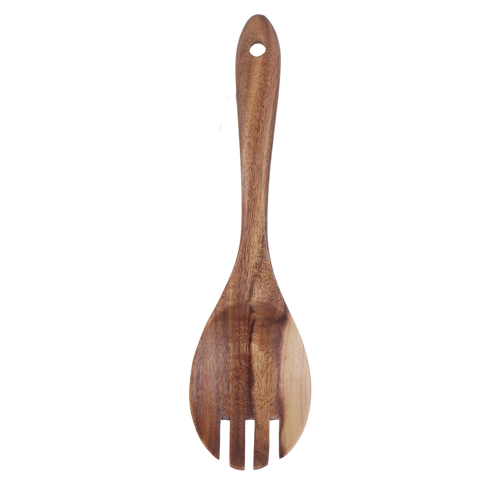 Teak Wood Tableware Long Lasting Dining Home Kitchen Utensils (26 * 6.5 salad fork)