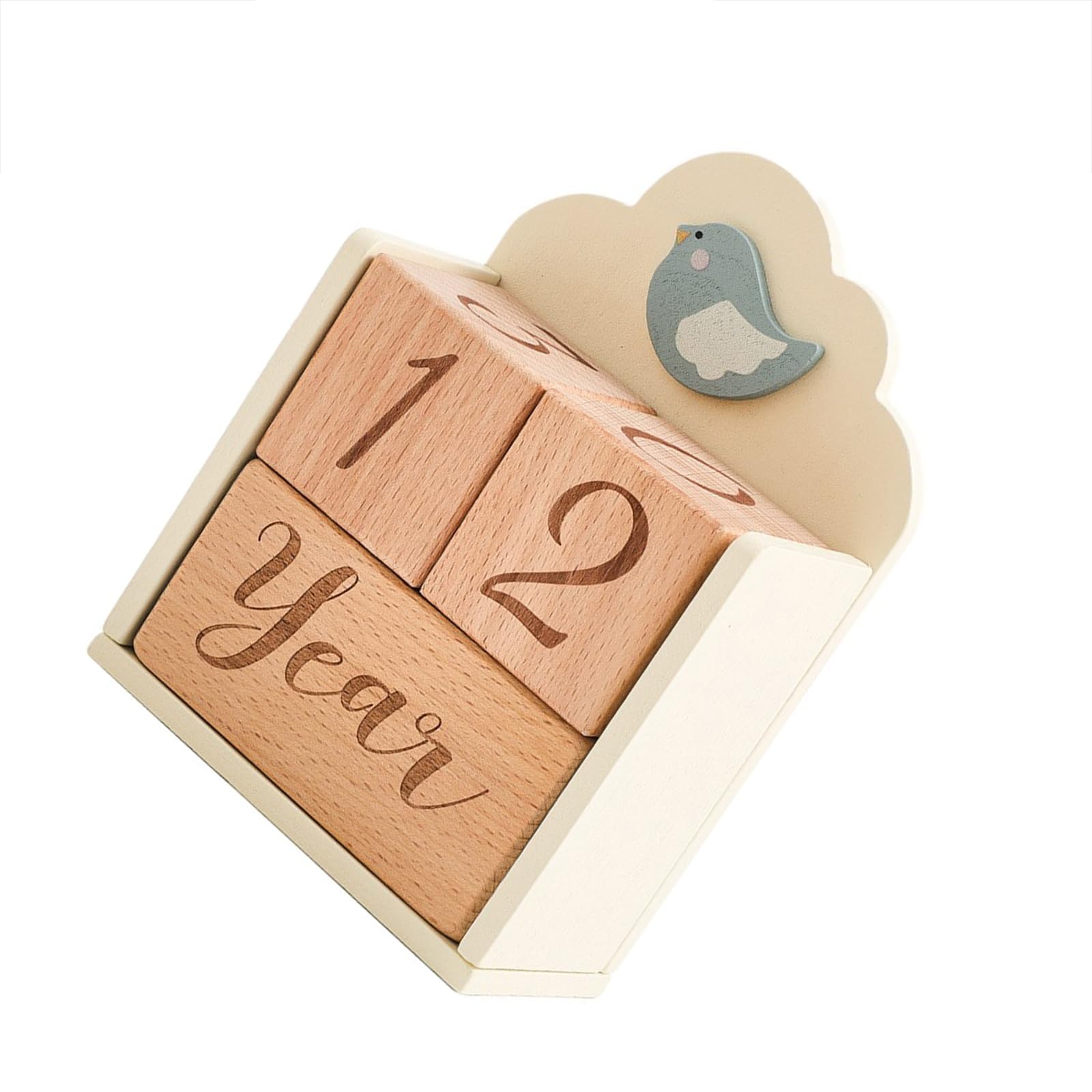 Baby Fotoblöcke Holz - Alter Markierung Für Fotoshootings