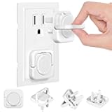 Outlet Covers Baby Proofing, 40 Pack Child Proof Plug Socket Covers Electric Plug Protectors Safety Caps to Prevent Power Shock, for US 3-Prong, White