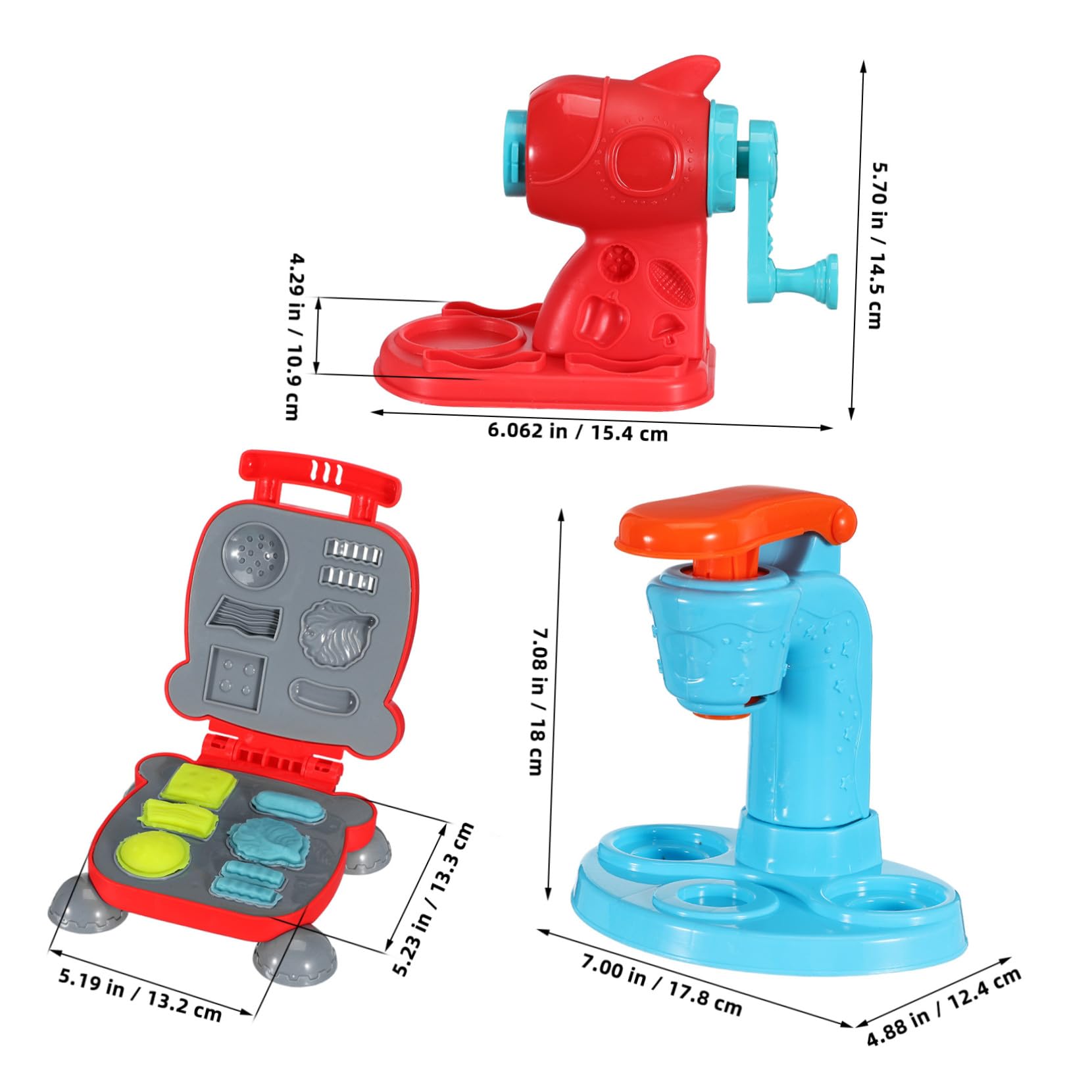GALPADA Set di Accessori per Giocattoli da Cucina per Bambini 51 Pezzi in Abs Design Multifunzionale per Gioco Educativo e Divertente Durante le Festività