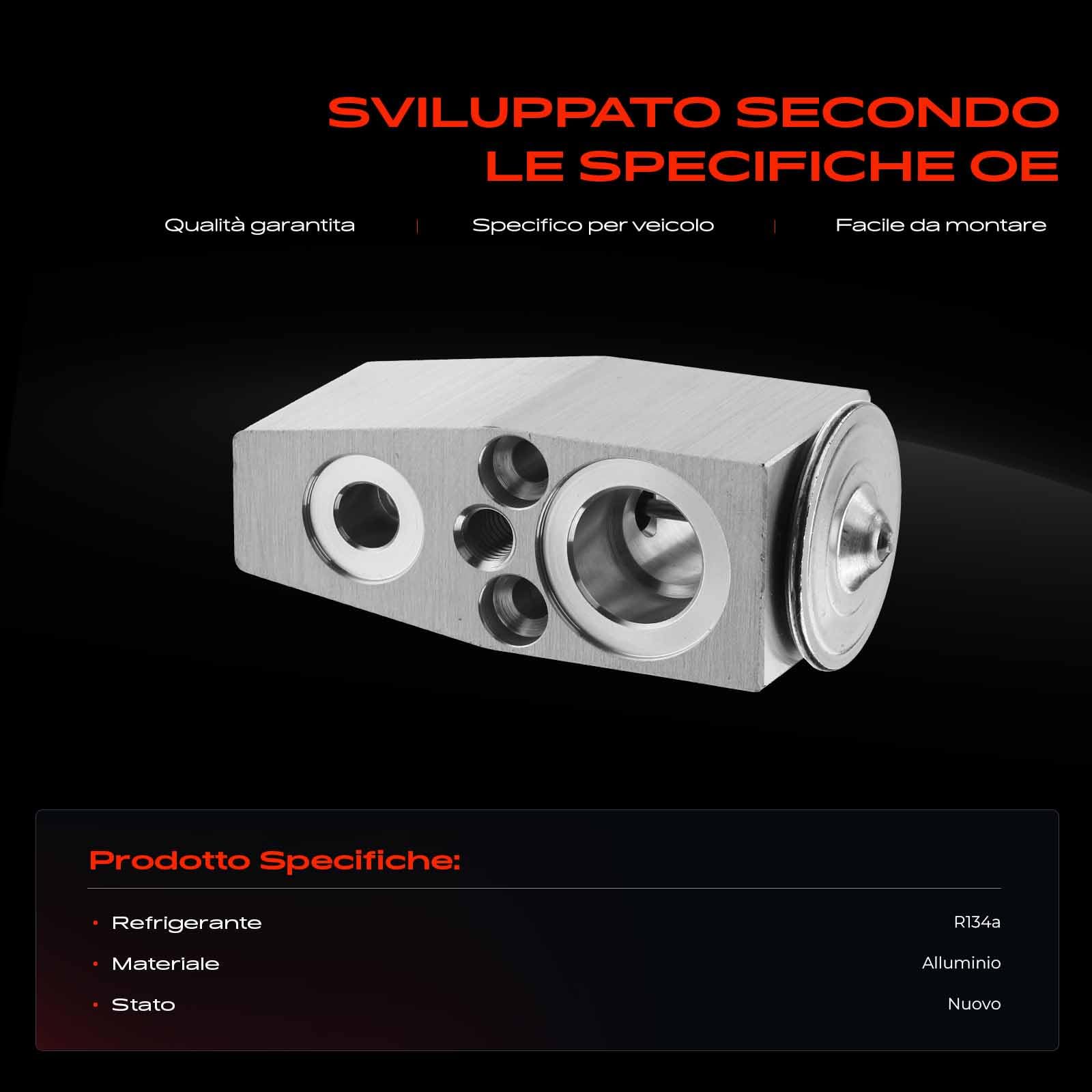Frankberg Valvola di espansione climatizzatore Compatibile con Encore SUV 1.4 Trax 1.8 AWD Trax 1.4 LPG Trax 1.4 Trax 1.8 Replace# 95018101,1550542