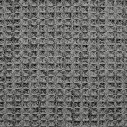 Image of Modern Threads 100% Cotton Waffle Thermal Blanket, Dark Gray, King /California King