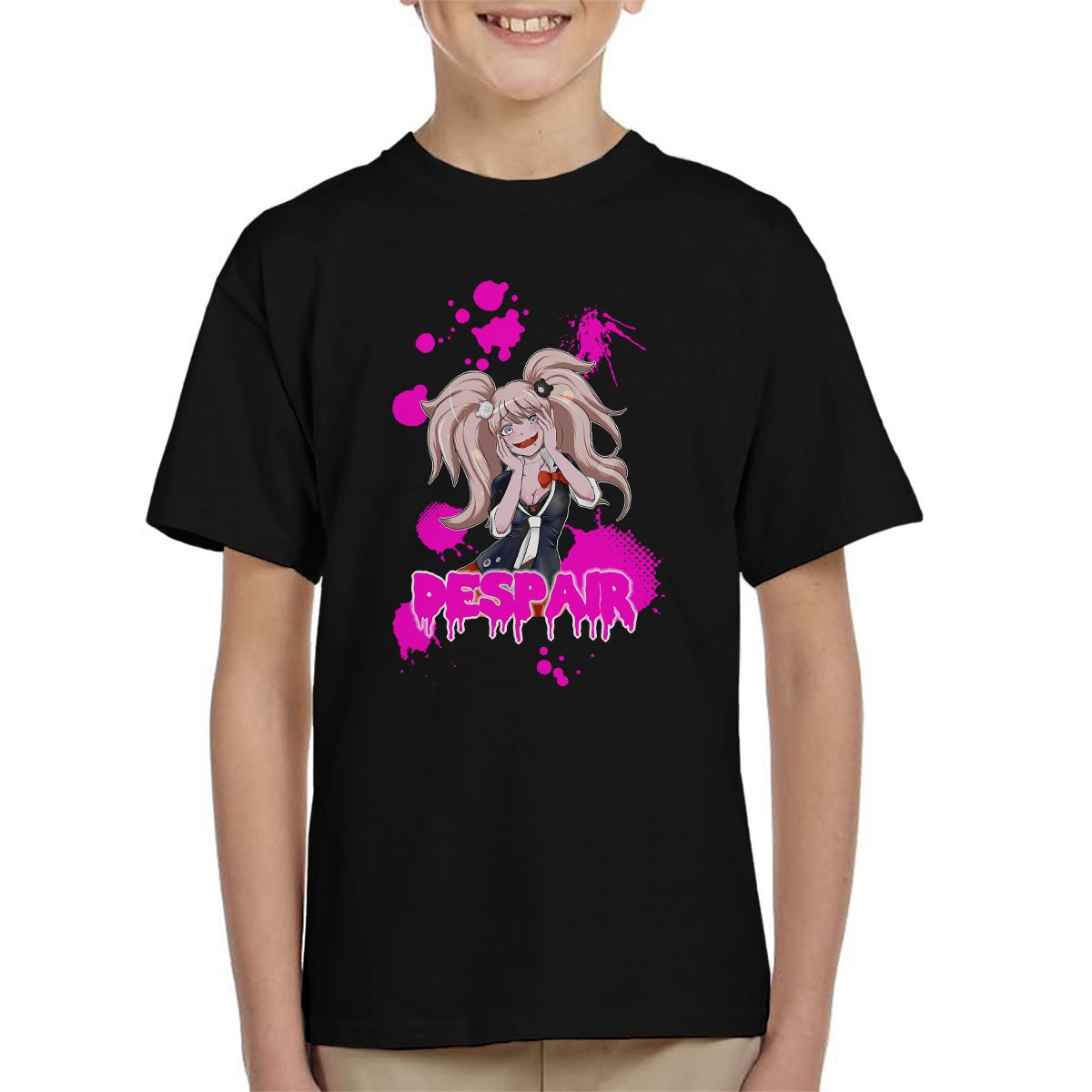 Cloud City 7 Black Despair Junko Enoshima Danganronpa Kid's T-Shirt
