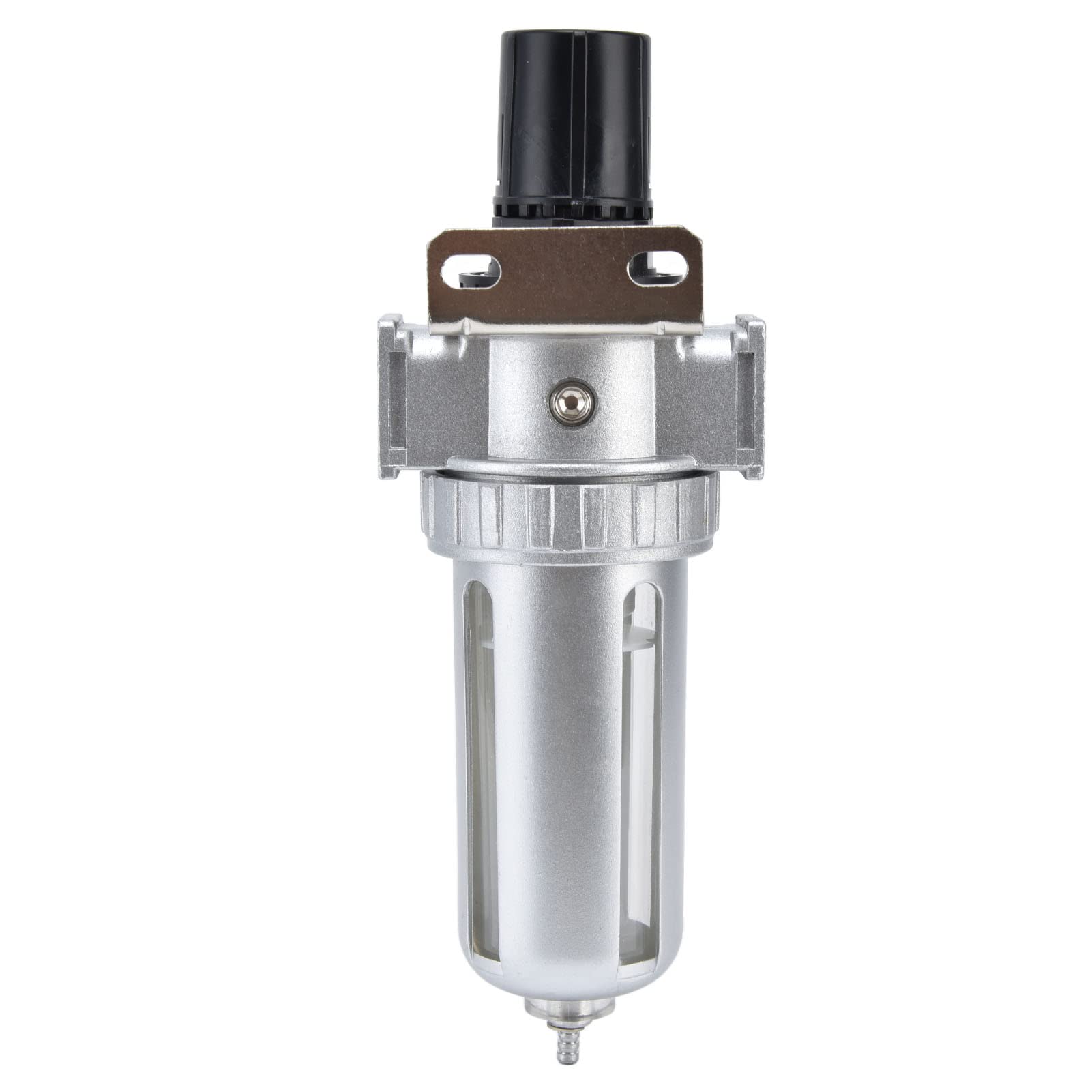 Combinazione di filtro e regolatore dell'aria compressa, regolatore di pressione del filtro dell'aria con kit manometro, separatore d'acqua per sistemi pneumatici, corpo in lega (300 SFR)