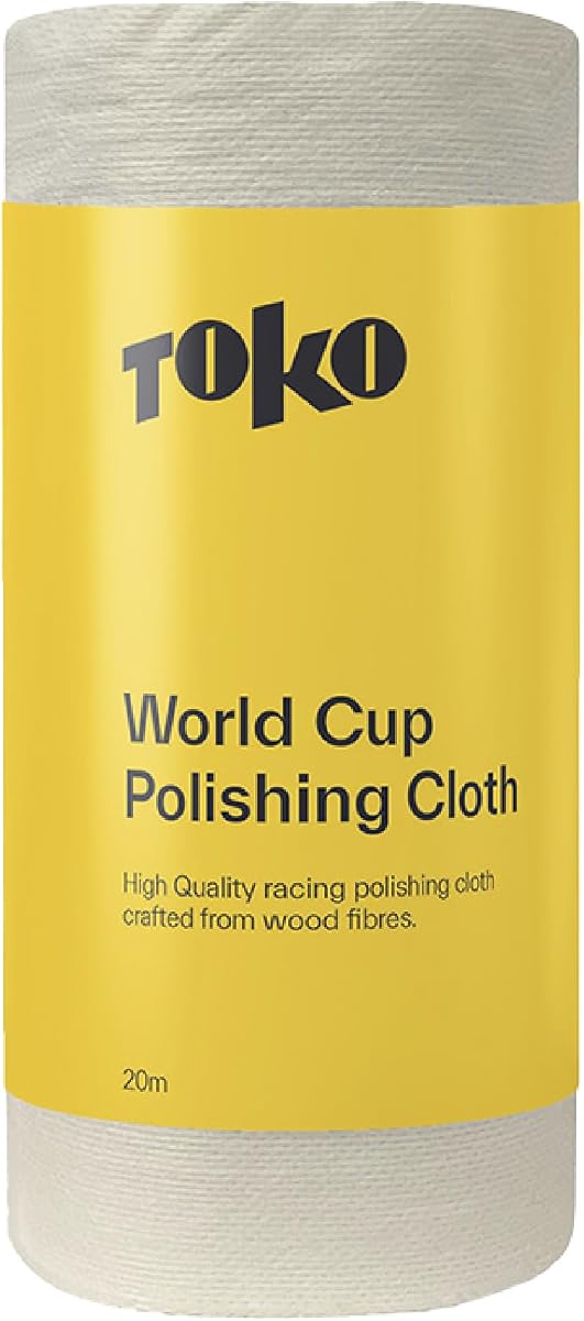 Paño de pulido TOKO World Cup - Paño de pulido posterior a la cera para esquís y tablas de snowboard