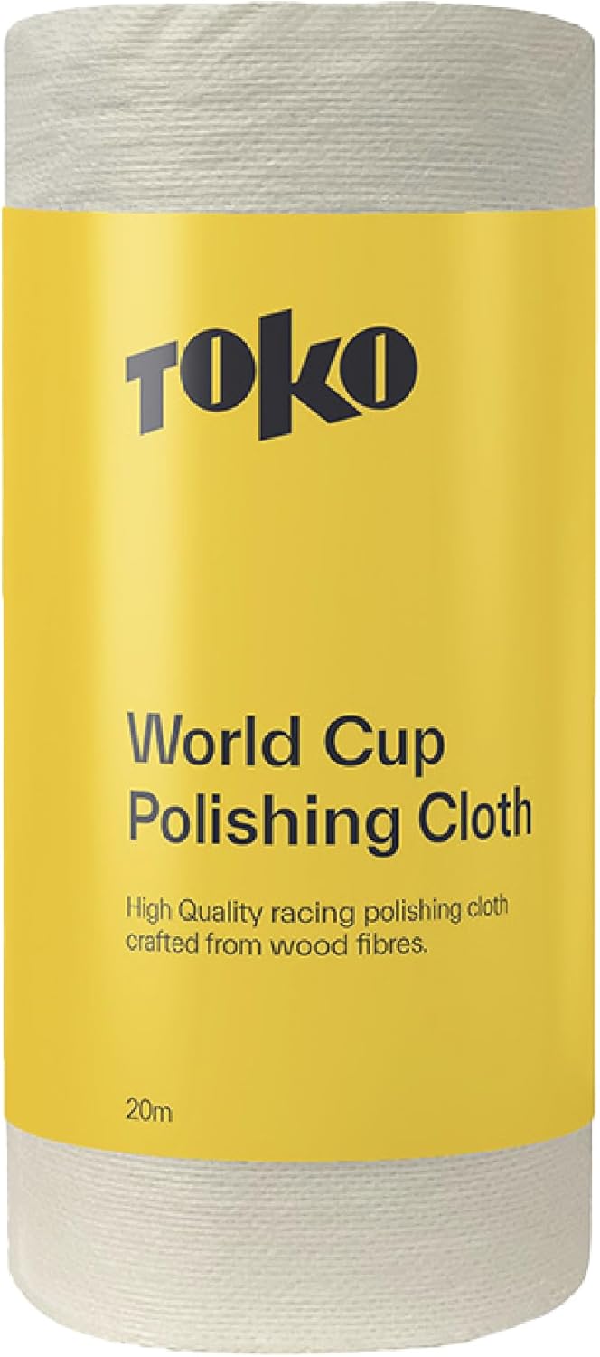 TOKO World Cup Polishing Cloth - Post Wax Polishing Cloth for Skis & Snowboards