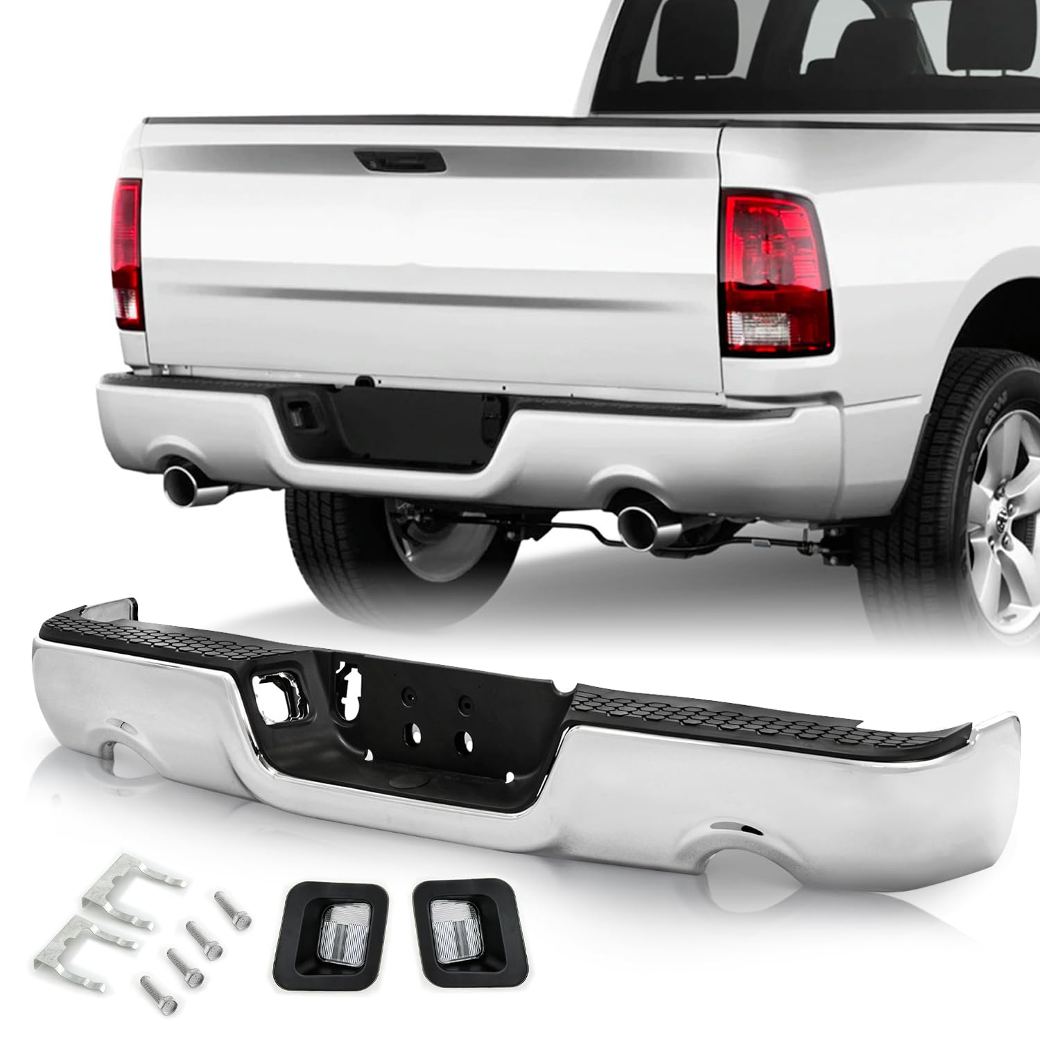 Rear Bumper Assembly Replacement for 2009 - 2016 ram 2500 rear bumper