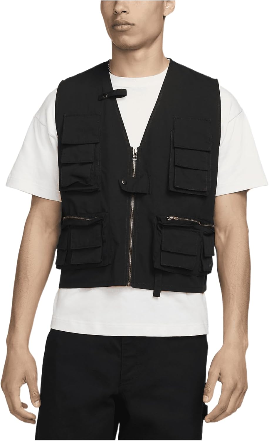Nike Life Men's Utility Vest (Black, FN3214-010) Size X-Large