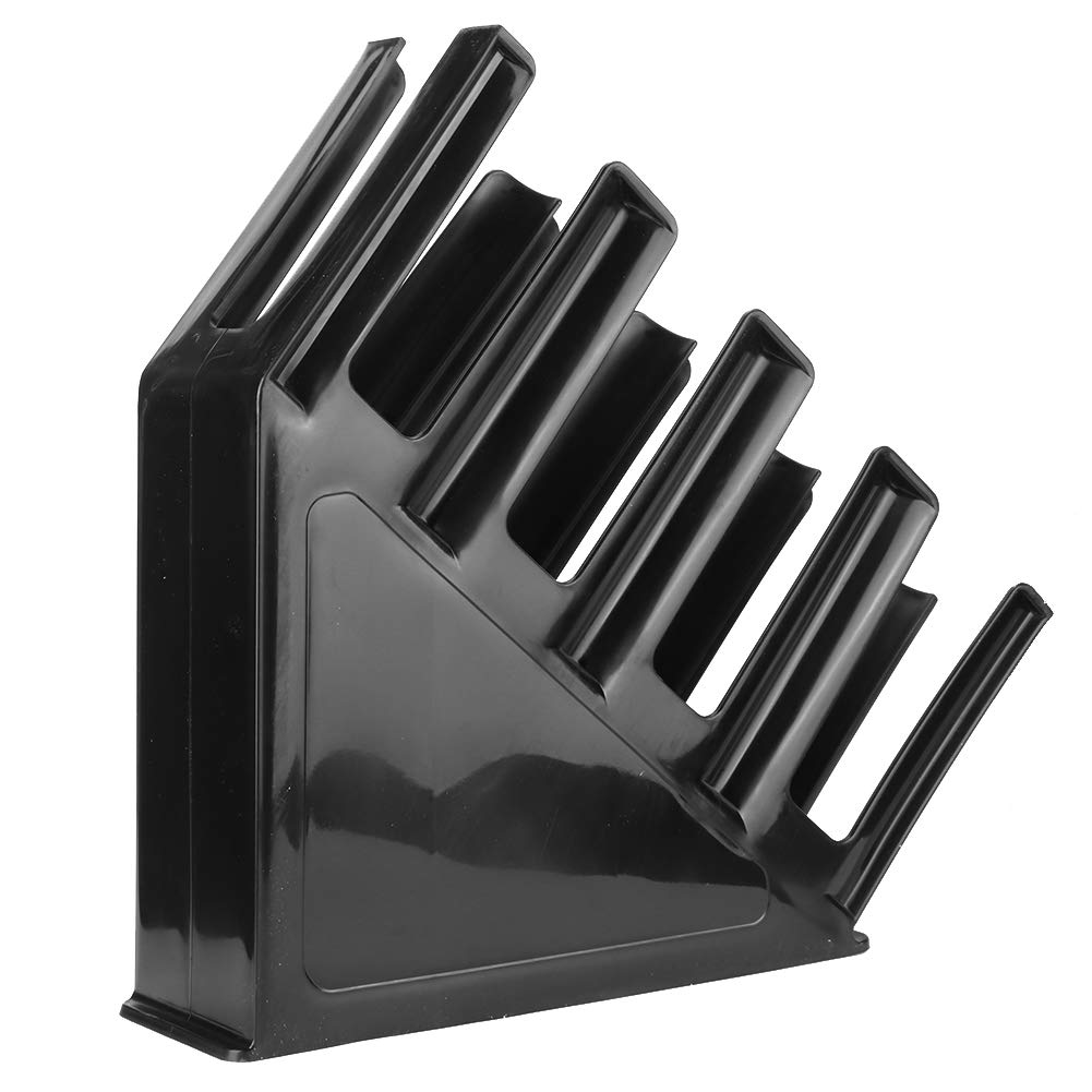 Organizador de Portavasos de Papel para Cafeterías y Puestos Bebidas, Estante Almacenamiento Vasos Plástico Negro Duradero, Disposición Mesa, Sostiene Tazas hasta 10 Cm (Portavasos Inclinado