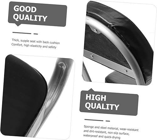 Miniatura 2 de 1 asiento de bicicleta con respaldo grueso para coche eléctrico y bicicleta, cómodo cojín trasero para soporte mejorado, bicicletas de montaña y