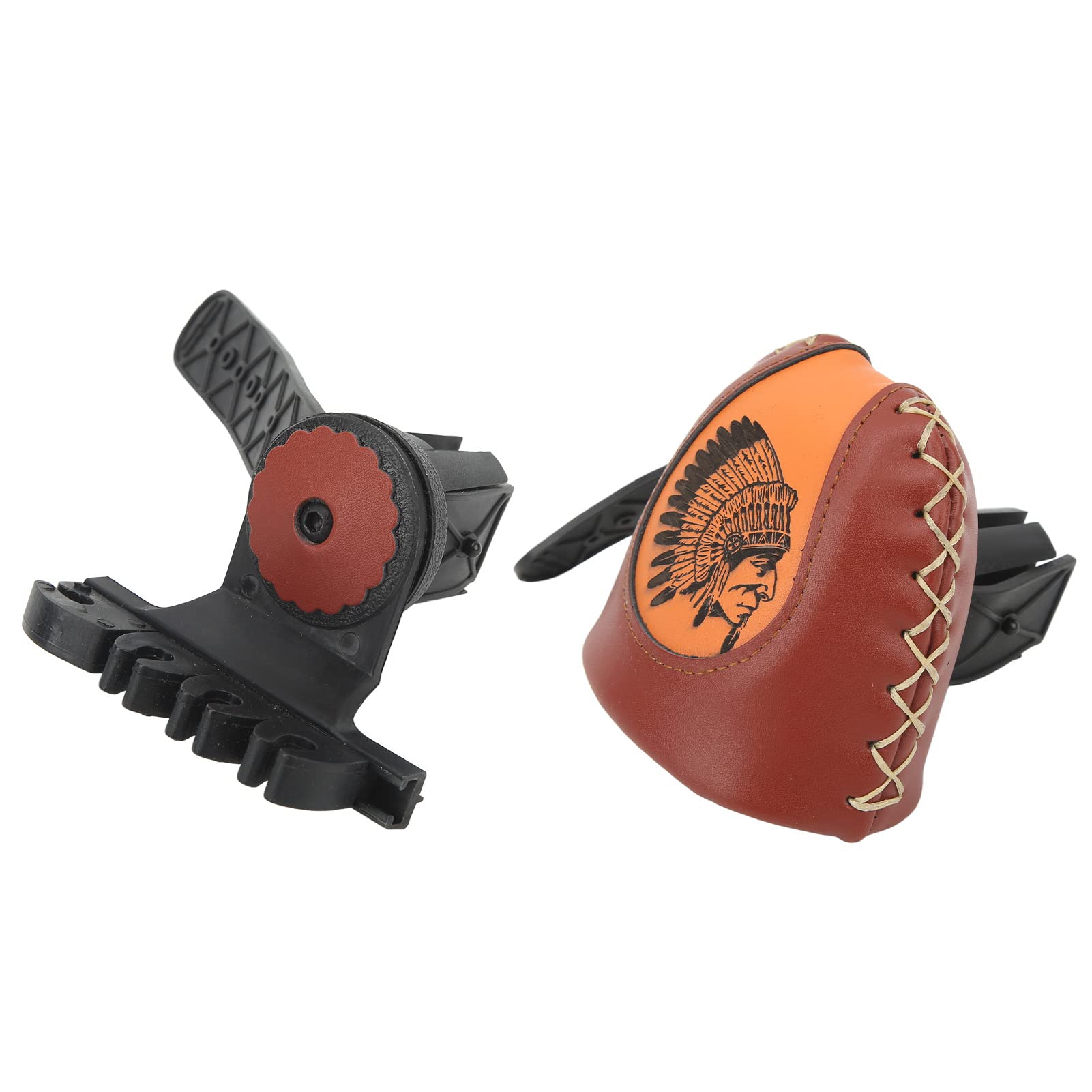 Kadimendium Quiver Holder, Quick Release System Brown 4 Arrows Quiver Fine Workmanship for Outdoor Archery