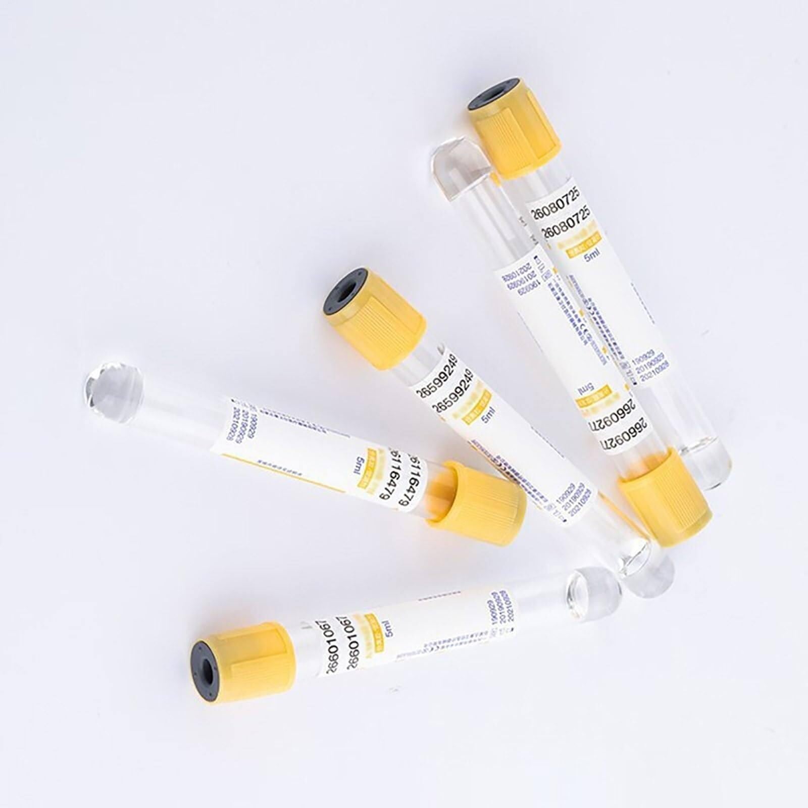 Provette per prelievo di sangue per la separazione del siero e la preparazione PRP in ambienti di laboratorio
