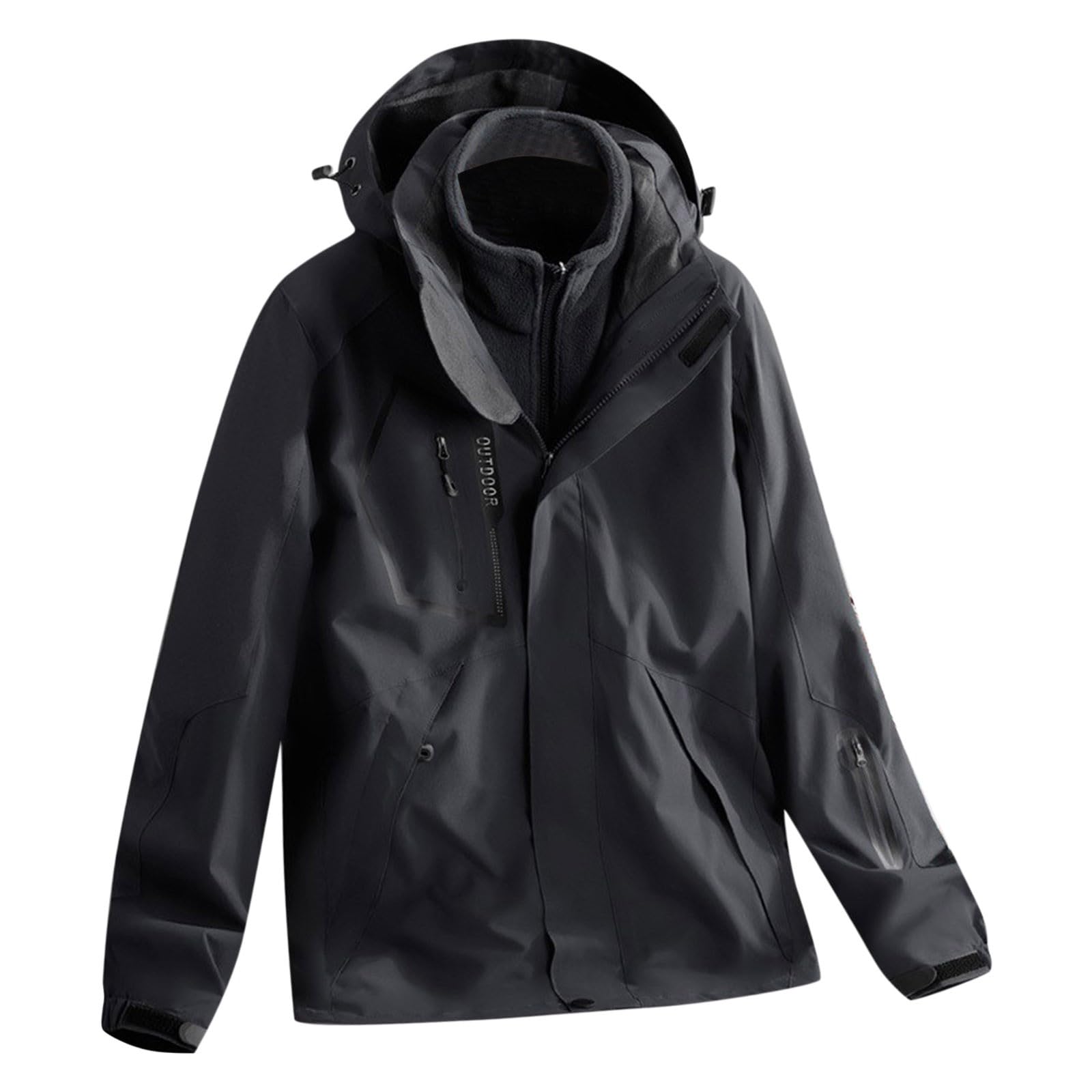 Generico Giacca Snowboard Uomo Antivento Giaccone Termica Giacca Sci Tecnica Cappotto Impermeabile Giacche Calda Giubbotto Uomo Invernale Montagna Pesante Winter Jacket Men Parka