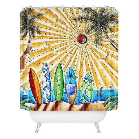 DENY Designs Madart Inc. - Cortina de Ducha para Vacaciones de Verano Cover
