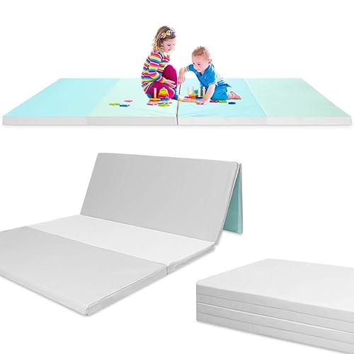 Plegable – Reversible – Alfombra de juego para niños pequeños y bebés para actividades en el suelo – Alfombrilla antideslizante impermeable para