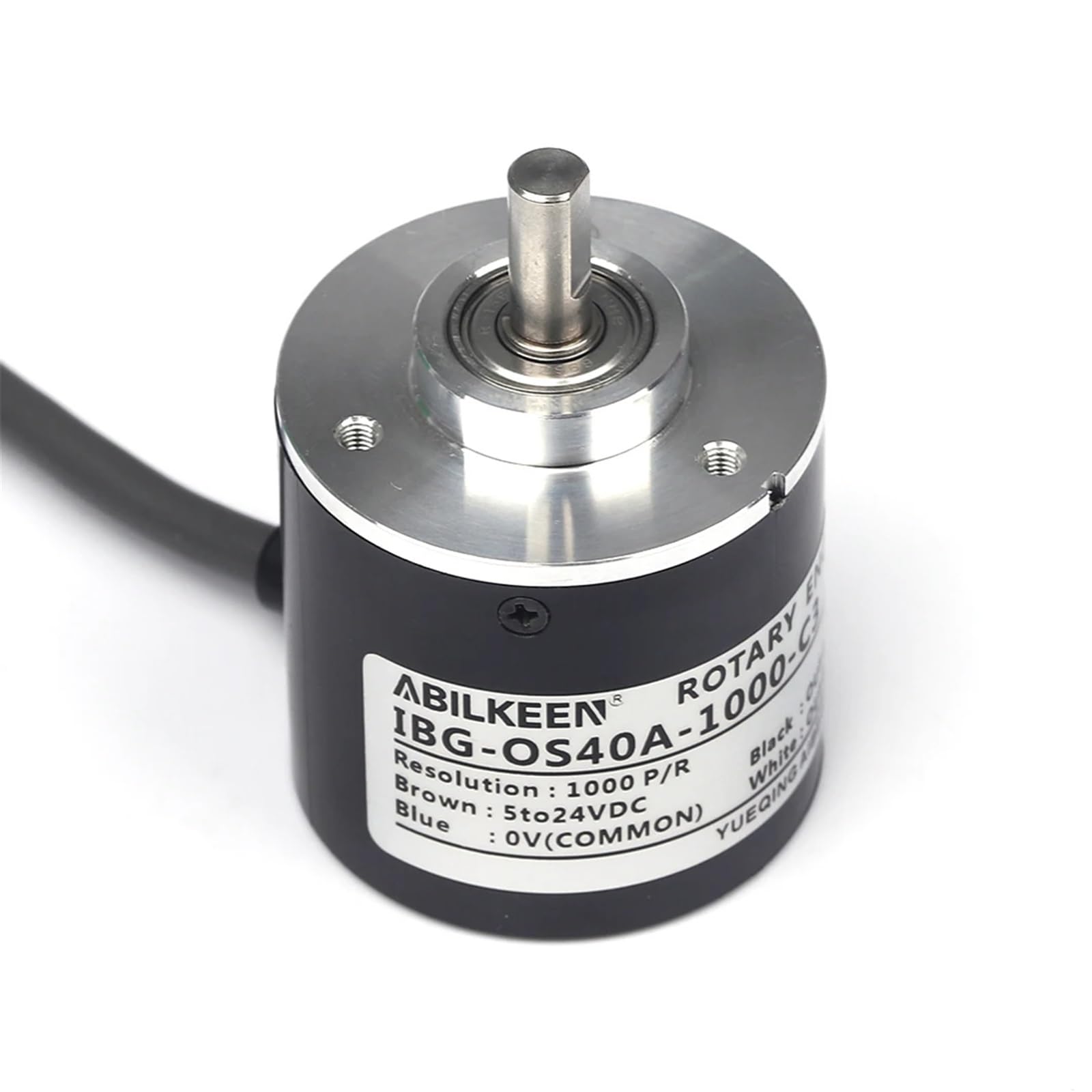 Encoder rotatorio incremental universal de 40 mm de diámetro exterior, serie E6B2, tipo magnetoeléctrico, eje sólido de 6 mm, 5000 PPR(300 PPR,Magneto Electric,NPN Output)