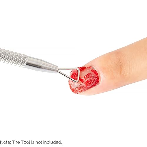 Miniatura 5 de Brillerus Removedor de esmalte de uñas de gel rápido, gel mágico, fácil y rápido de eliminación de gel de burbujas de 2 a 5 minutos, sin daño, sin